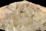 Fluorescent Calcite Geode In Sandstone - Morocco #89633-2